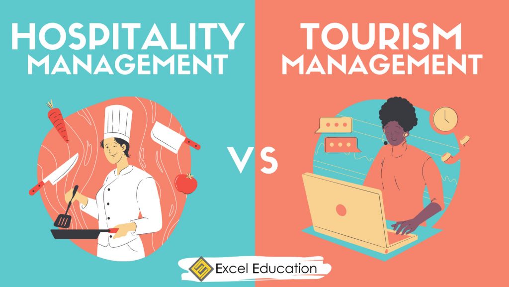 what is the difference between tourism and hospitality