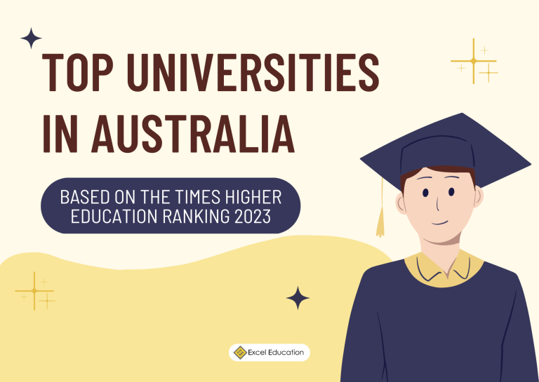 Top universities in australia based on the times higher education