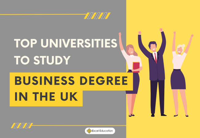 Top Universities to Study Business Degree in the UK Title Image
